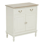 Heritage 2 Drawer White Sideboard