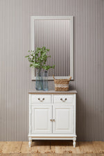 Heritage 2 Drawer White Sideboard