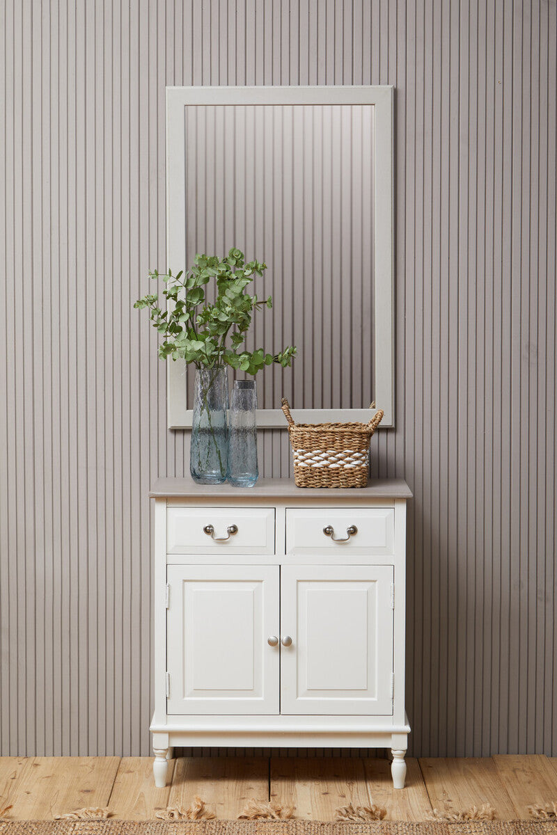 Heritage 2 Drawer White Sideboard