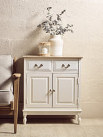 Heritage 2 Drawer White Sideboard