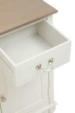 Heritage 2 Drawer White Sideboard