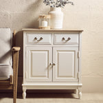 Heritage 2 Drawer White Sideboard
