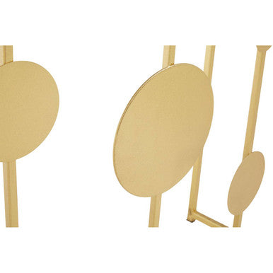 Farran Champagne Gold Finish Console Table With Mirror Top