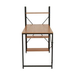 Laxton Red Pomelo Desk With Shelves