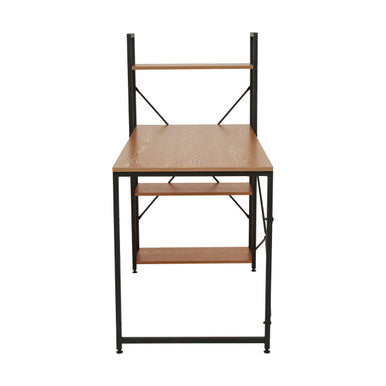 Laxton Red Pomelo Desk With Shelves