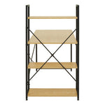 Laxton Light Oak Effect Desk With Shelves