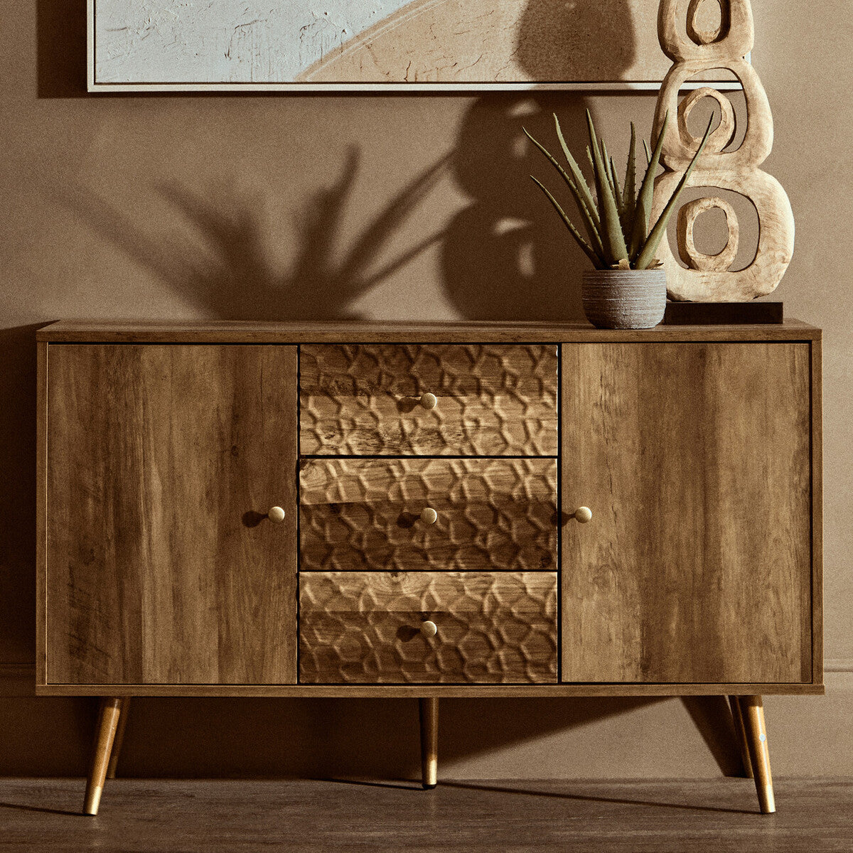 Frida Wood Veneer Sideboard