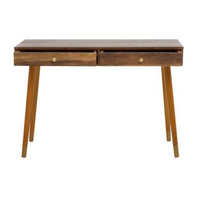 Frida Wood Veneer Console Table with 2 Drawers