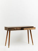 Frida Wood Veneer Console Table with 2 Drawers