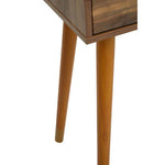 Frida Wood Veneer Console Table with 2 Drawers
