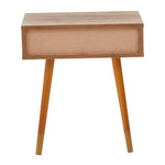Frida Wood Veneer Bedside Table with 1 Drawer