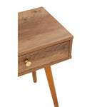 Frida Wood Veneer Bedside Table with 1 Drawer