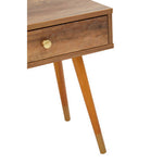 Frida Wood Veneer Bedside Table with 1 Drawer