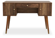 Frida Wood Veneer Desk with Storage