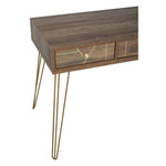 Flori Three Drawer Desk