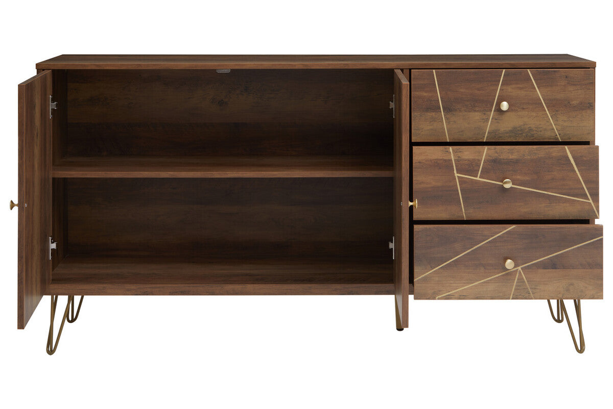 Flori Sideboard with 2 Doors and 3 Drawers