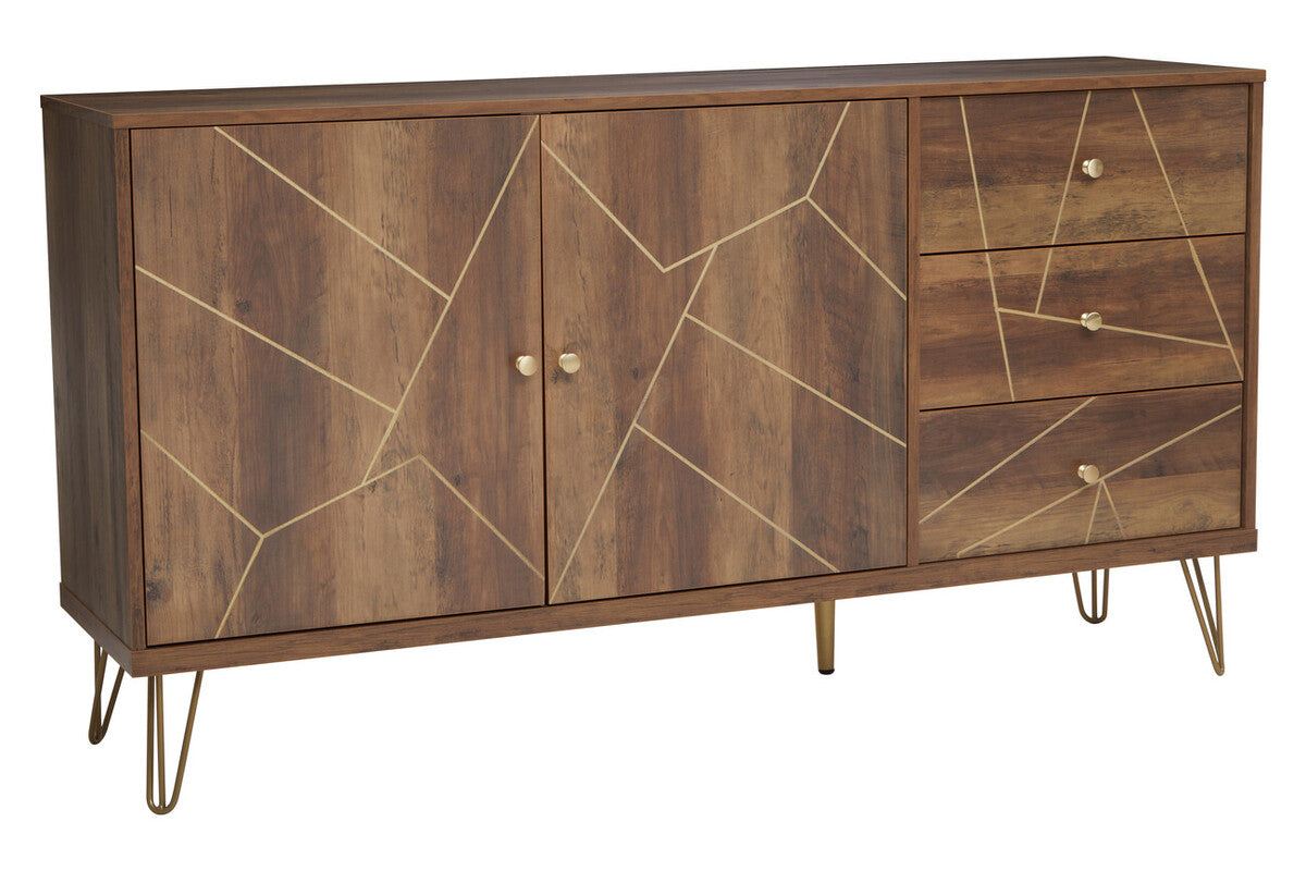 Flori Sideboard with 2 Doors and 3 Drawers