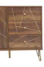 Flori Sideboard with 2 Doors and 3 Drawers