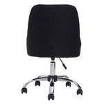 Alexi Black Fabric Home Office Chair