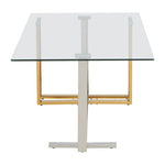 Alvea Silver and Gold Coffee Table