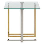Alvea Silver and Gold Side Table