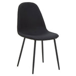 Salford Black Fabric Dining Chair
