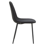 Salford Black Fabric Dining Chair