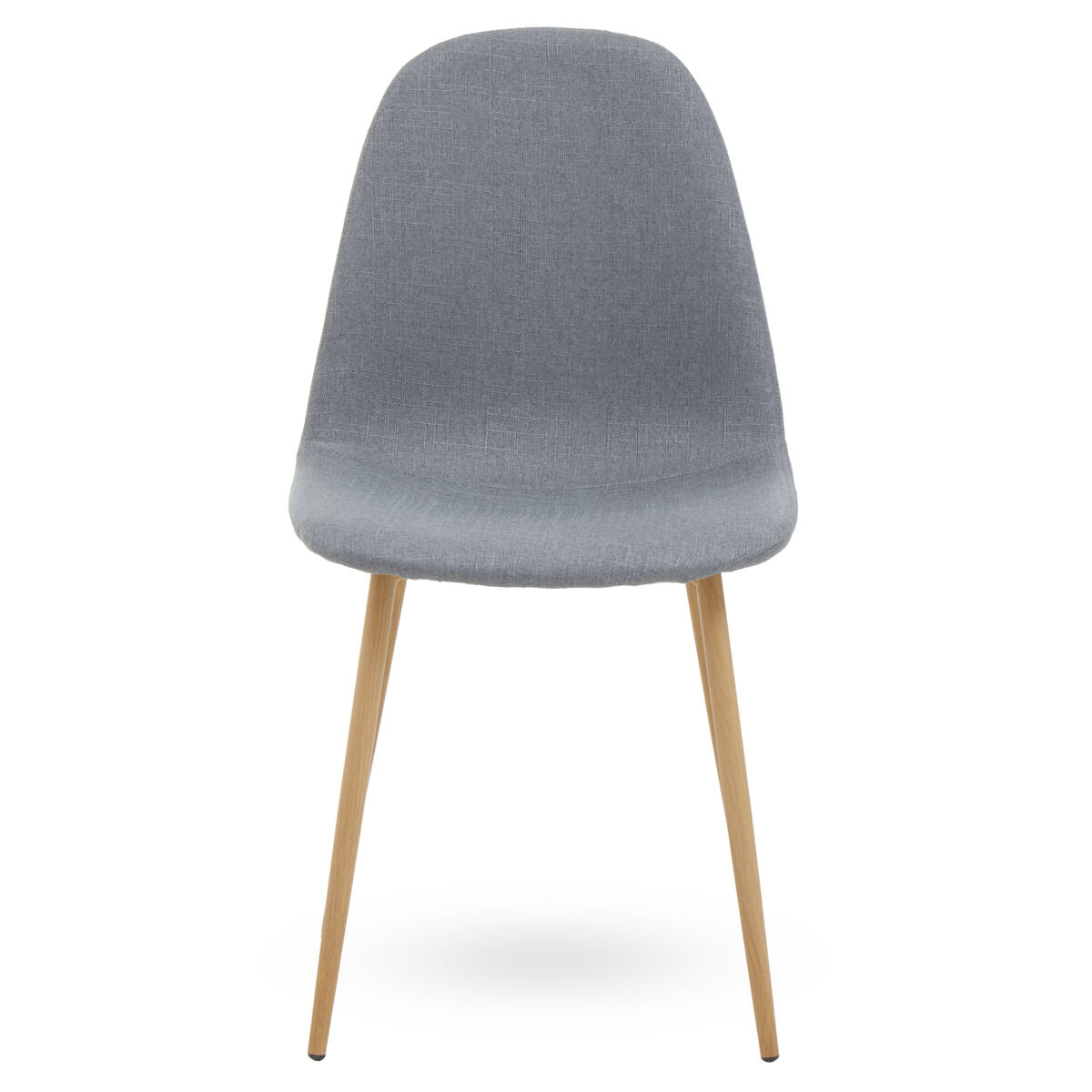 Salford Grey Dining Chair With Wood Effect Legs