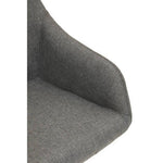 Brent Tufted Grey And Black Home Office Chair