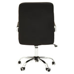 Brent Black Tufted Home Office Chair