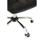Brent Black Tufted Home Office Chair