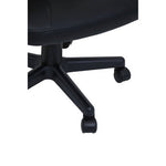 Brent Black Small Home Office Chair