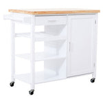 Frankfurt White Kitchen Trolley