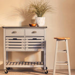 Frankfurt Grey Kitchen Trolley