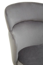 Veneto Grey Velvet Chair