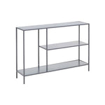 Acero Grey Metal Console Table