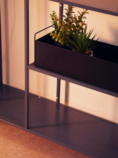Acero Grey Metal Console Table