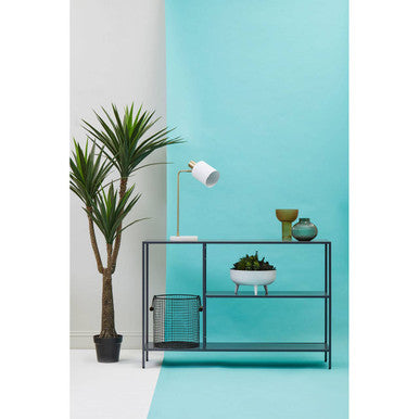 Acero Grey Metal Console Table