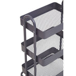Acero Three Tier Grey Metal Trolley