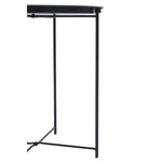 Acero Black Metal Round Side Table