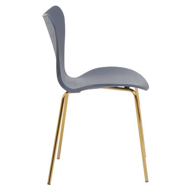 Laila Dining Chair With Grey Seat