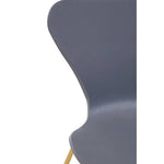 Laila Dining Chair With Grey Seat