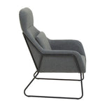 Stockholm Grey Fabric Chair