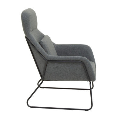 Stockholm Grey Fabric Chair