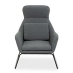 Stockholm Grey Fabric Chair
