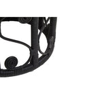 Mataram Set Of Two Black Natural Rattan Tables