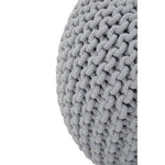 Kids Grey Knit Pouffe