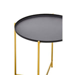 Trosa Black Top Side Table