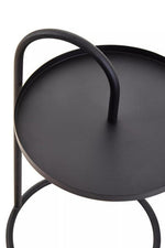 Trosa Black Hanging Top Side Table