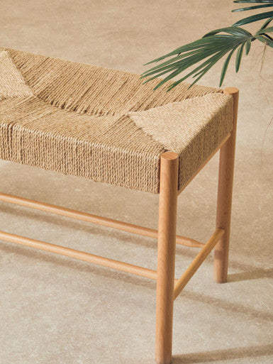 Bandar Natural Rope and Beechwood Bench